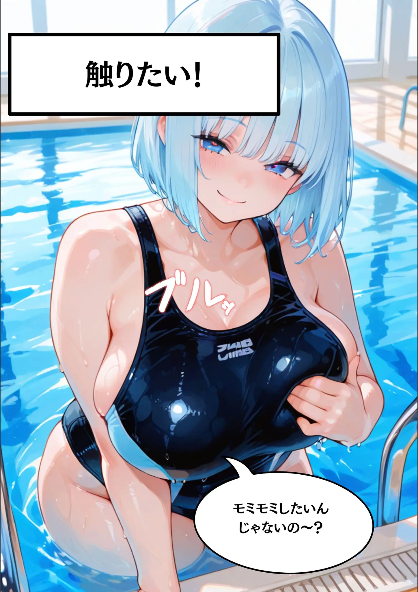 あいラビ・白乳美もも先輩の巨乳・水着画像（s594allud03161）#4